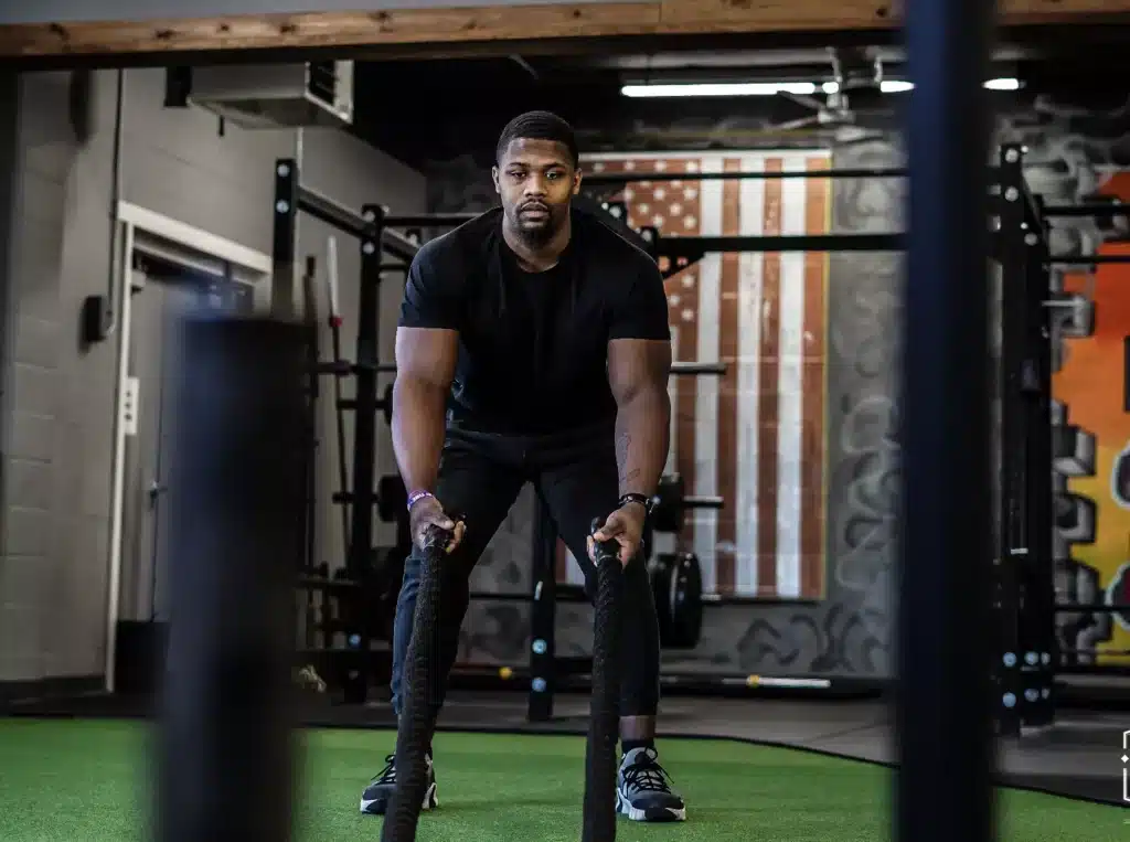 Local fitness center in Mankato with strength training equipment