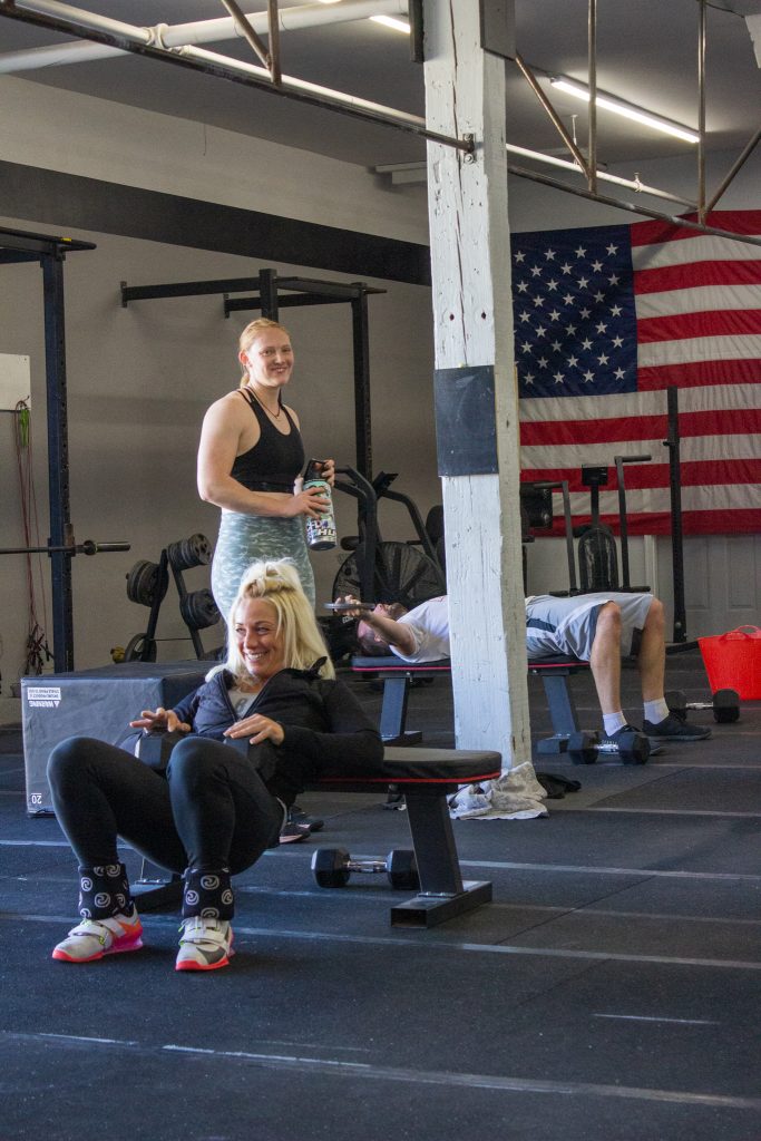 Strength and conditioning group workout in Mankato gym