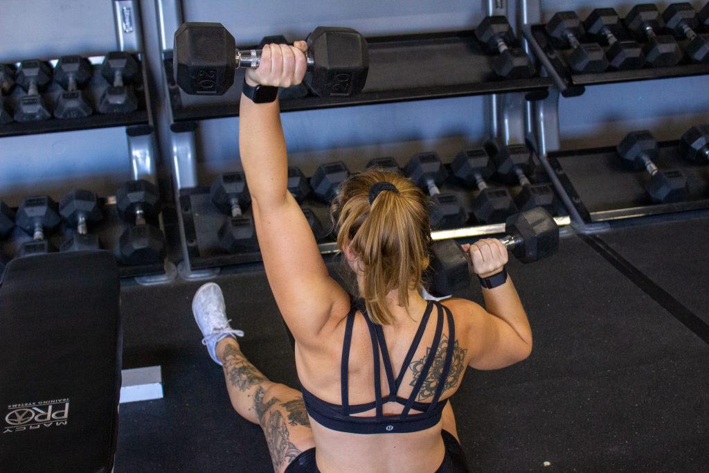 Hybrid fitness workout combining strength training and conditioning at Kato Athletic in Mankato